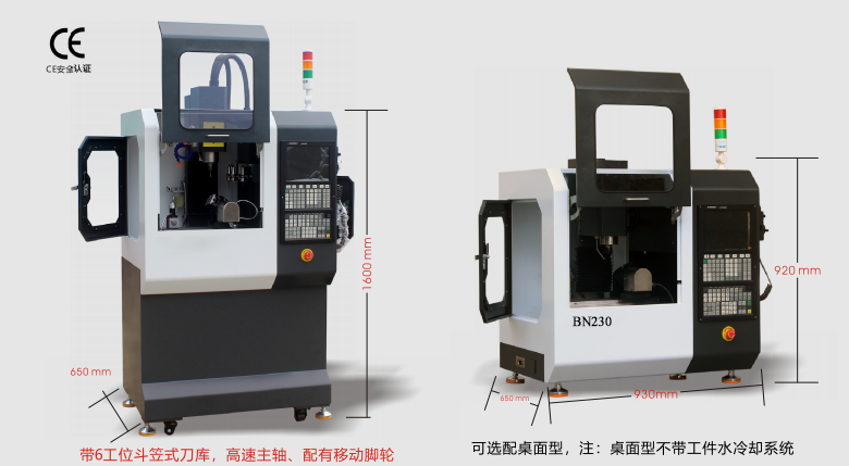 小型五轴加工中心(型号:BN230)